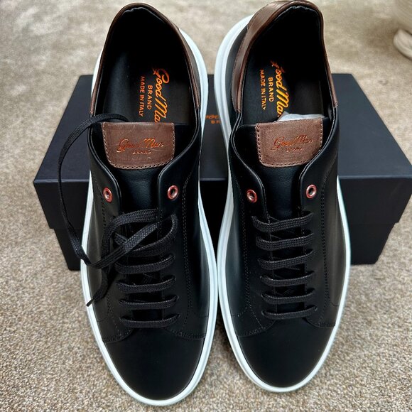 GOOD MAN BRAND Legend London Sneaker NEW NIB G97L-11 black Dark Vachetta SZ 11.5 - Picture 2 of 16